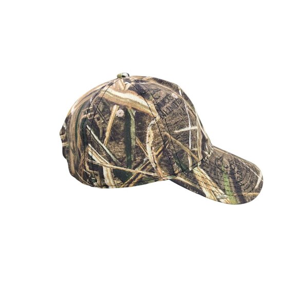 Ducks Unlimited Cap Hat Mossy Oak Camo Shadow Grass Adjust Strapback Embroidered - Picture 4 of 8